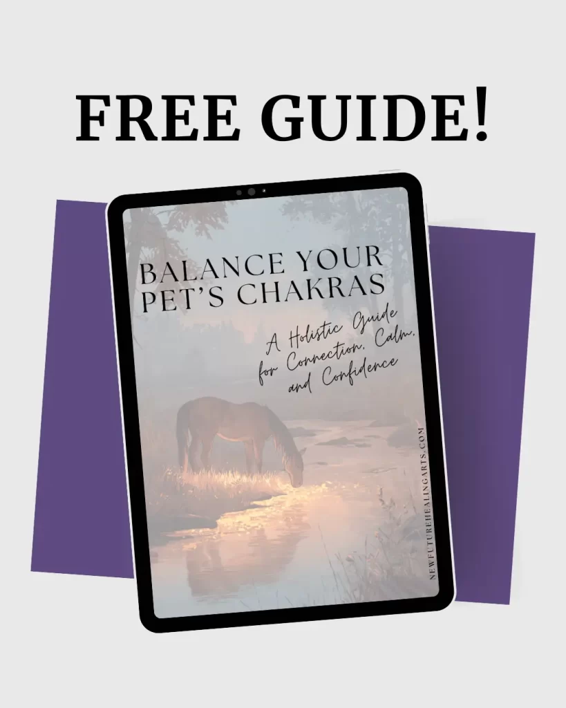 An image of the cover of a free guide, Balance Your Pet's Chakras