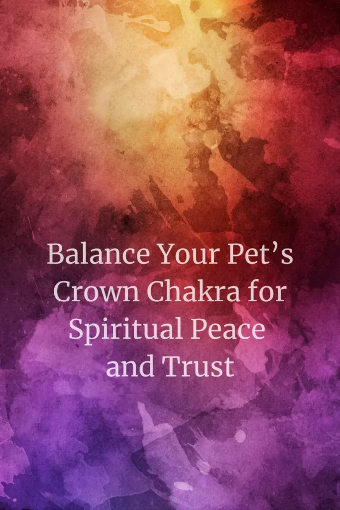 Crown chakra burst of color